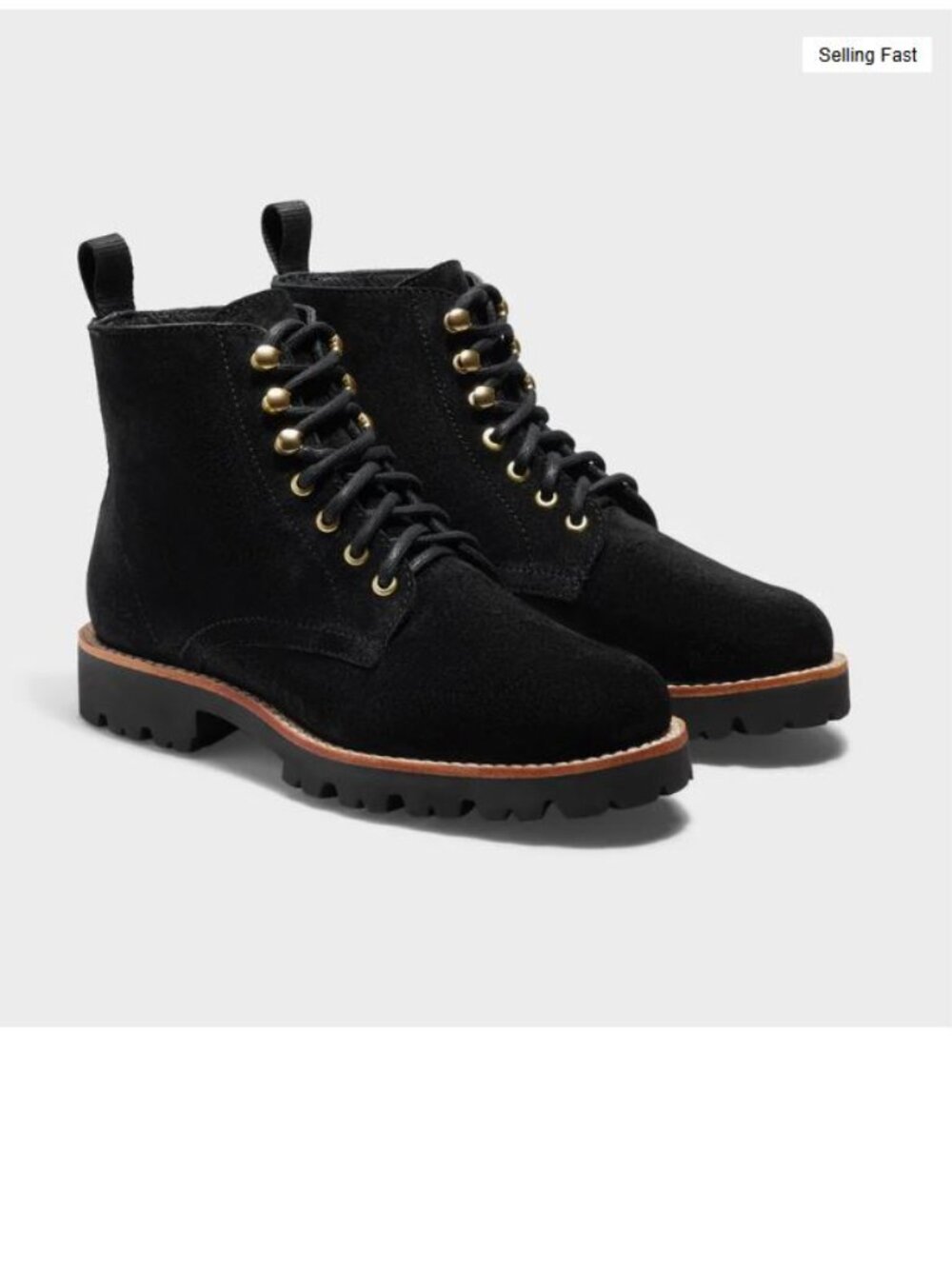 Nisolo Go-To Lace Lug Boot